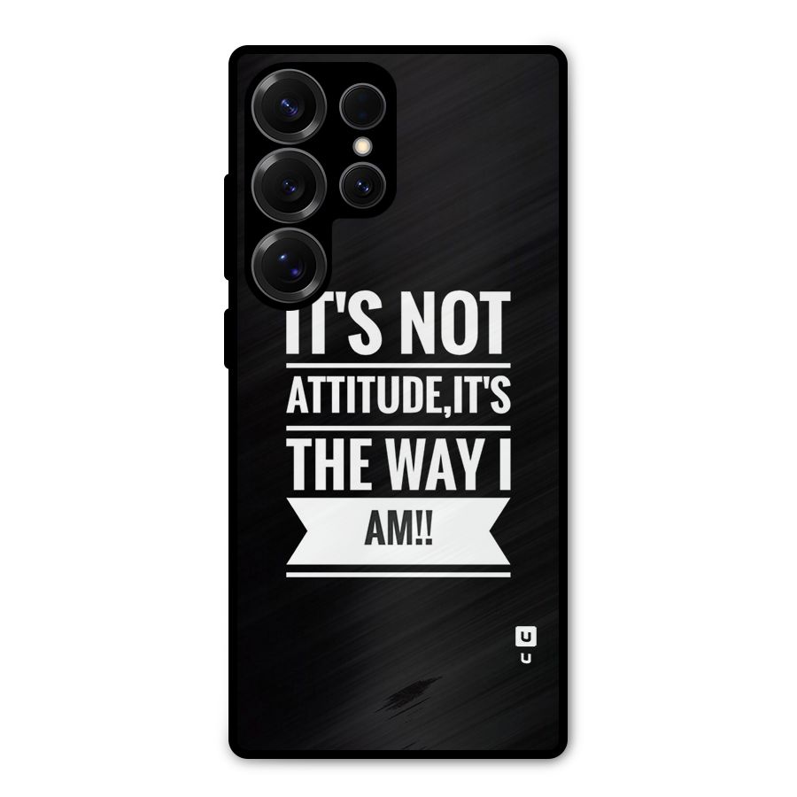 My Attitude Metal Back Case for Galaxy S25 Ultra