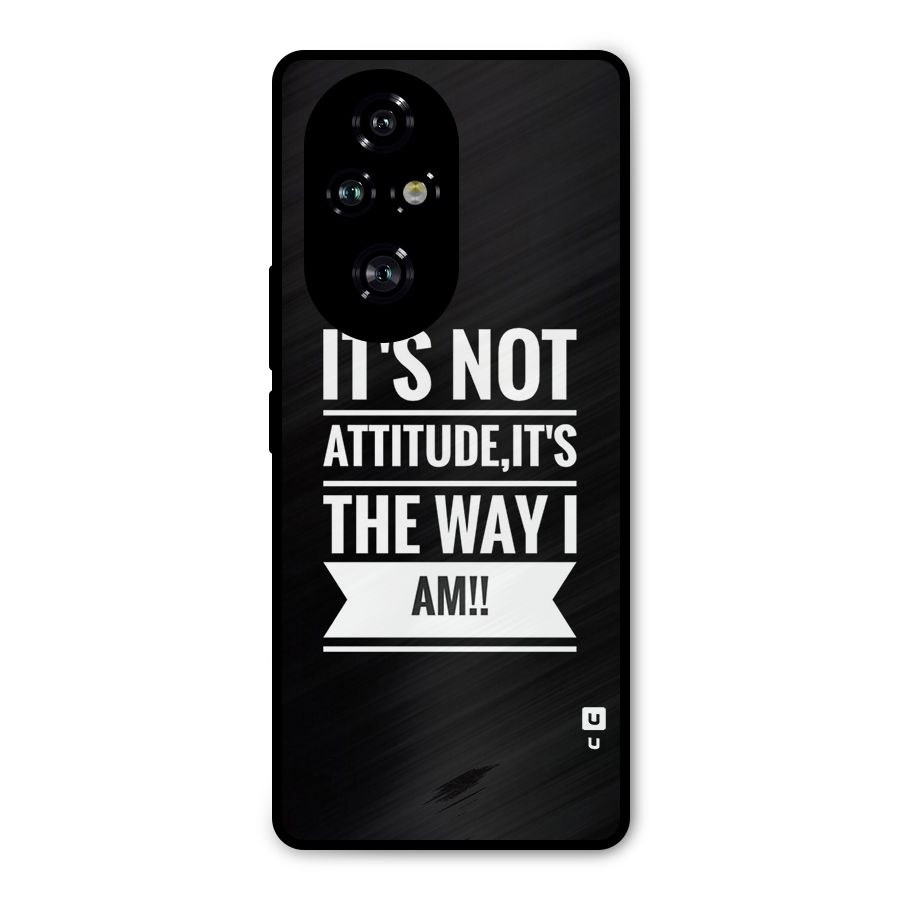 My Attitude Metal Back Case for Honor 200 Pro