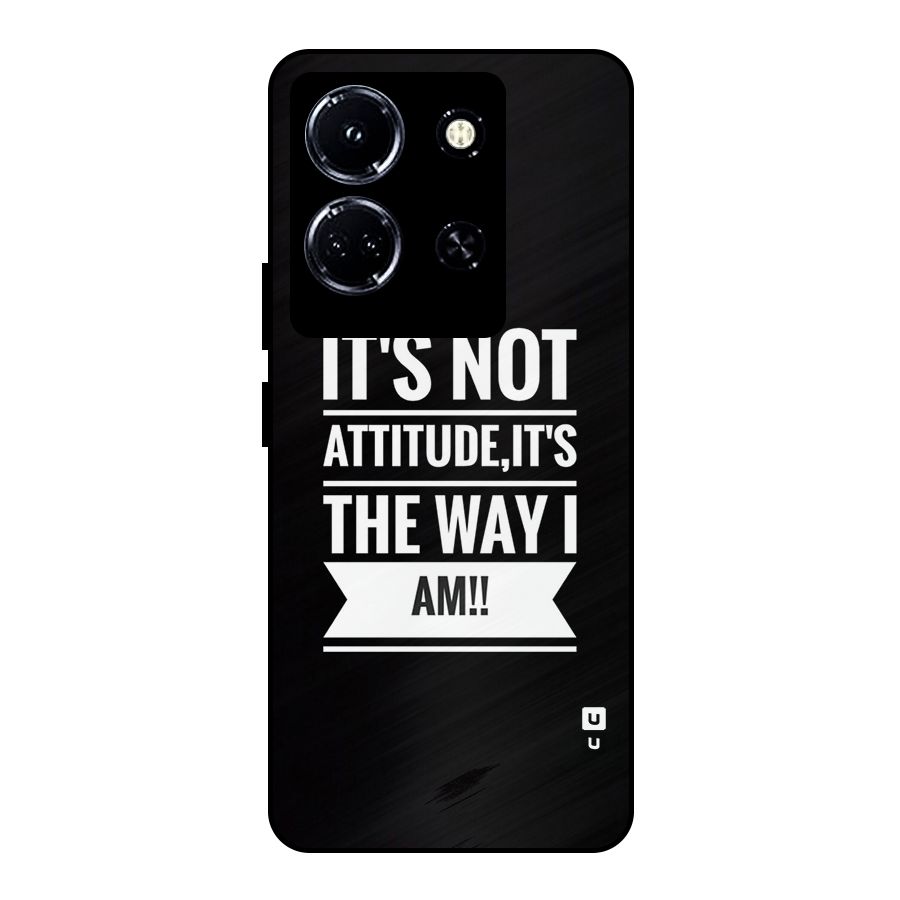 My Attitude Metal Back Case for Infinix Note 30 5G