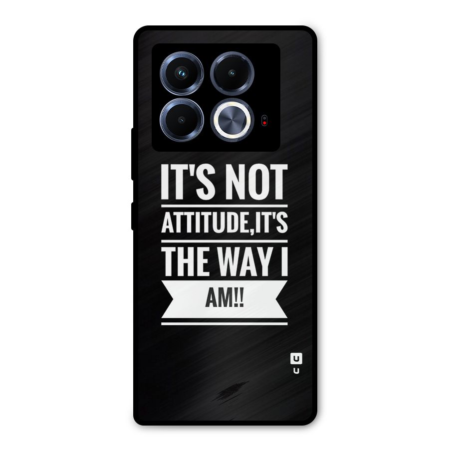 My Attitude Metal Back Case for Infinix Note 40 5G
