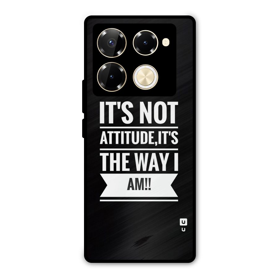 My Attitude Metal Back Case for Infinix Note 40 Pro