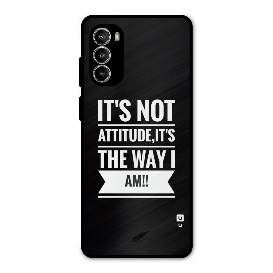 My Attitude Metal Back Case for Moto G52