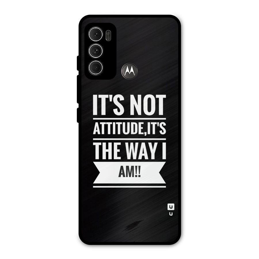 My Attitude Metal Back Case for Moto G60