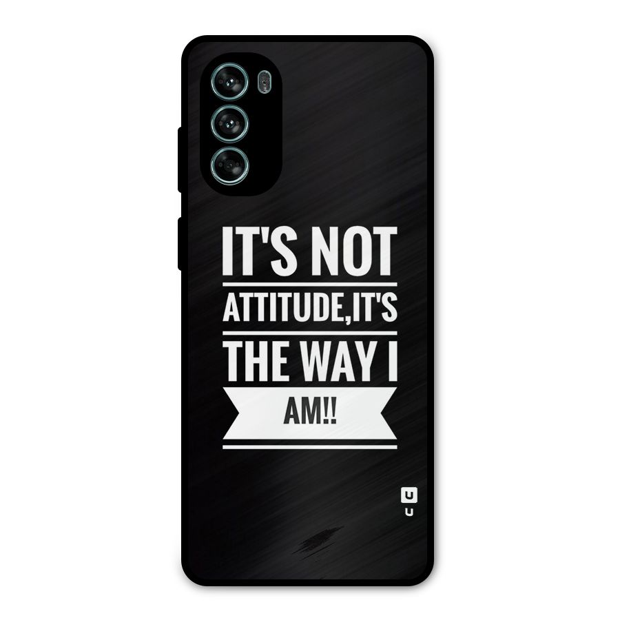 My Attitude Metal Back Case for Moto G62