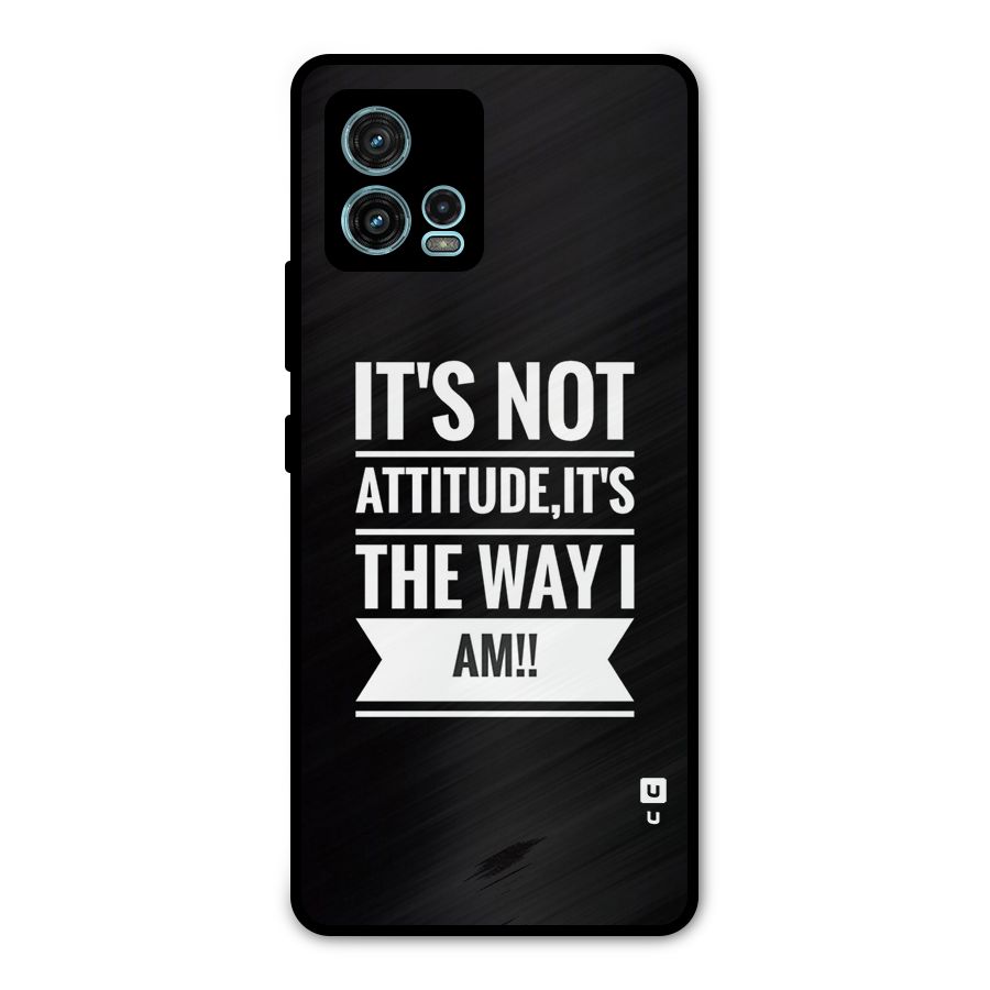 My Attitude Metal Back Case for Moto G72