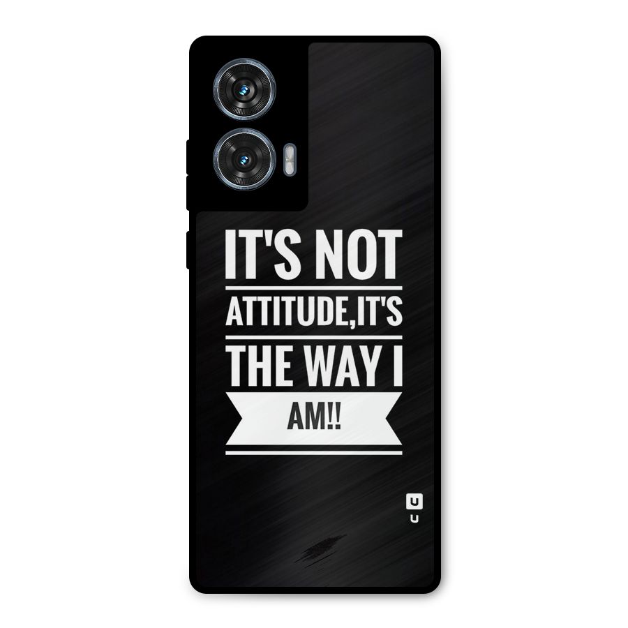 My Attitude Metal Back Case for Motorola Edge 50 Fusion