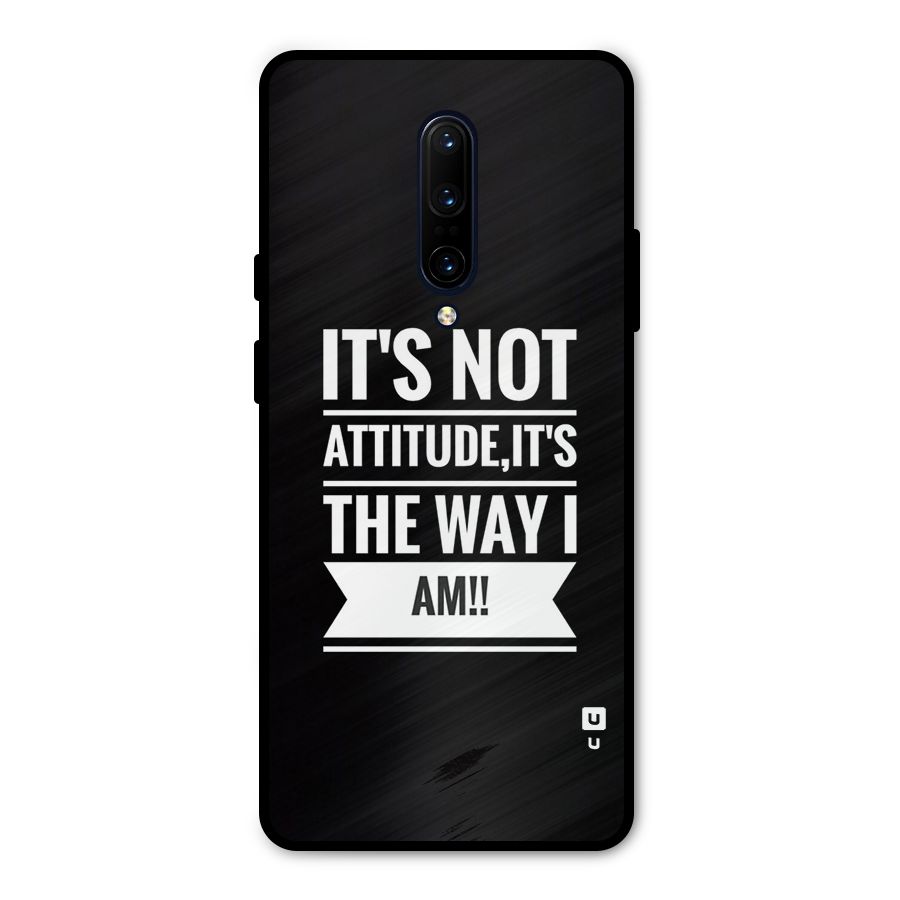My Attitude Metal Back Case for OnePlus 7 Pro