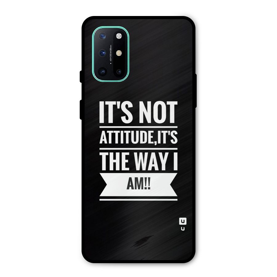 My Attitude Metal Back Case for OnePlus 8T