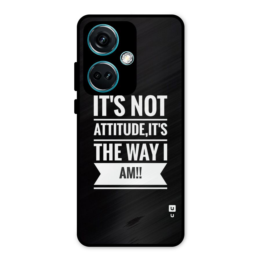 My Attitude Metal Back Case for OnePlus Nord CE 3 5G