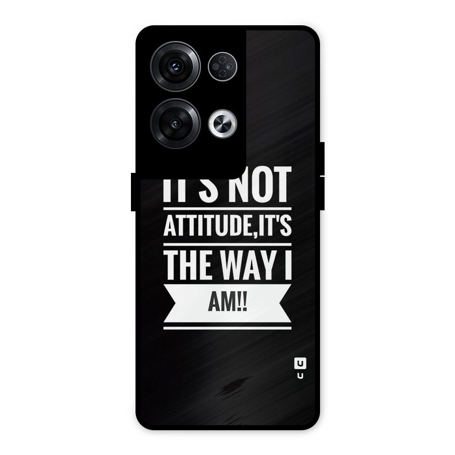 My Attitude Metal Back Case for Oppo Reno8 Pro 5G