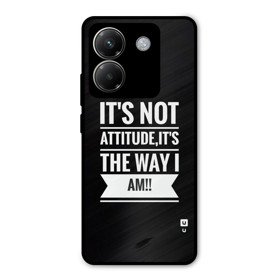 My Attitude Metal Back Case for Poco M7 Pro 5G