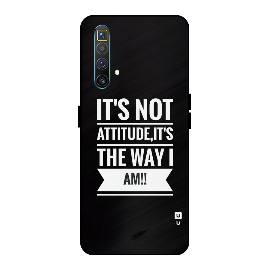 My Attitude Metal Back Case for Realme X3 SuperZoom