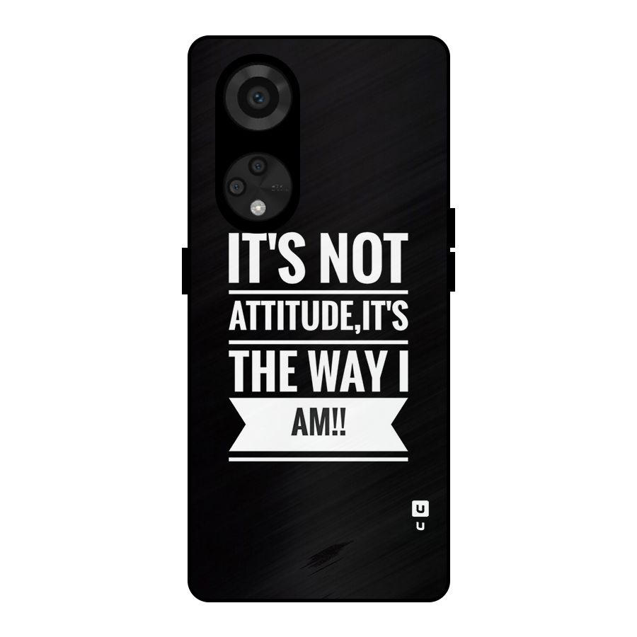 My Attitude Metal Back Case for Reno8 T 5G