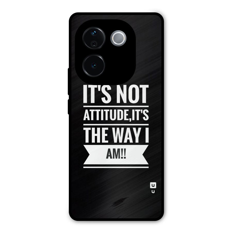 My Attitude Metal Back Case for Vivo T3 Pro