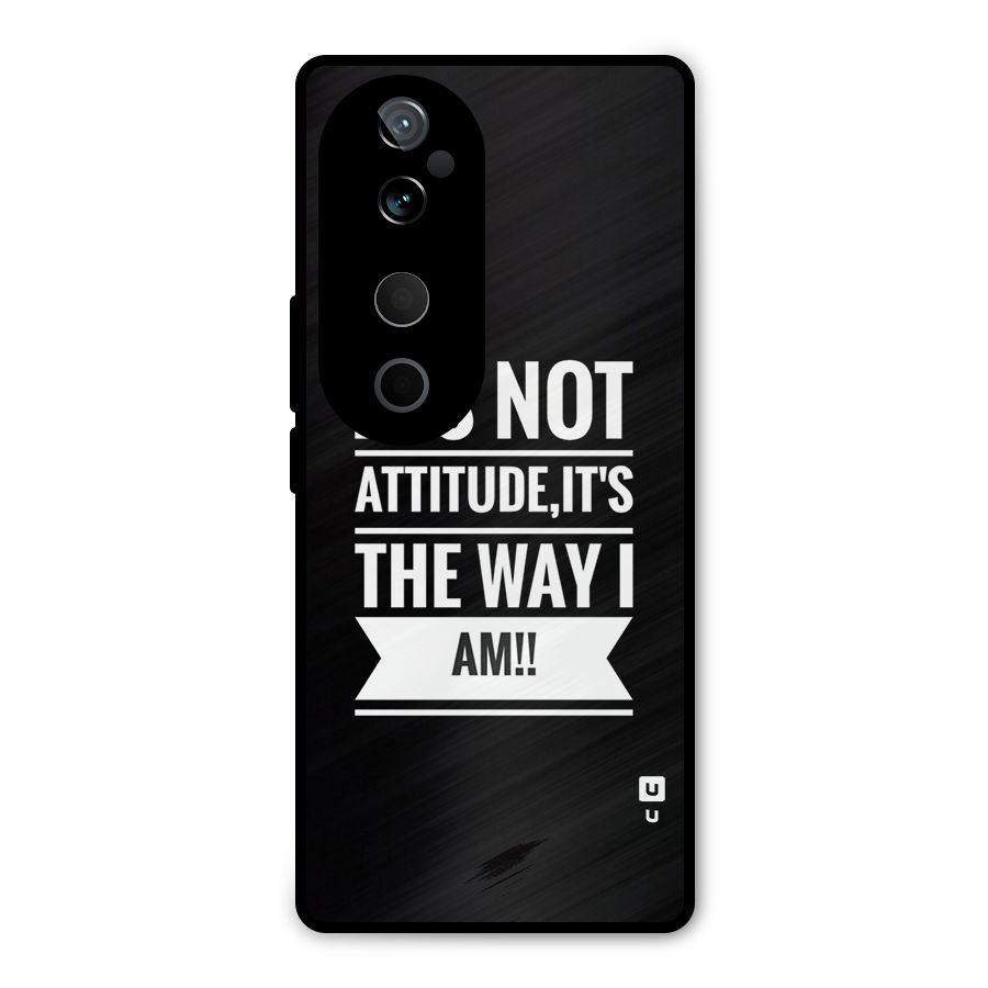 My Attitude Metal Back Case for Vivo T3 Ultra