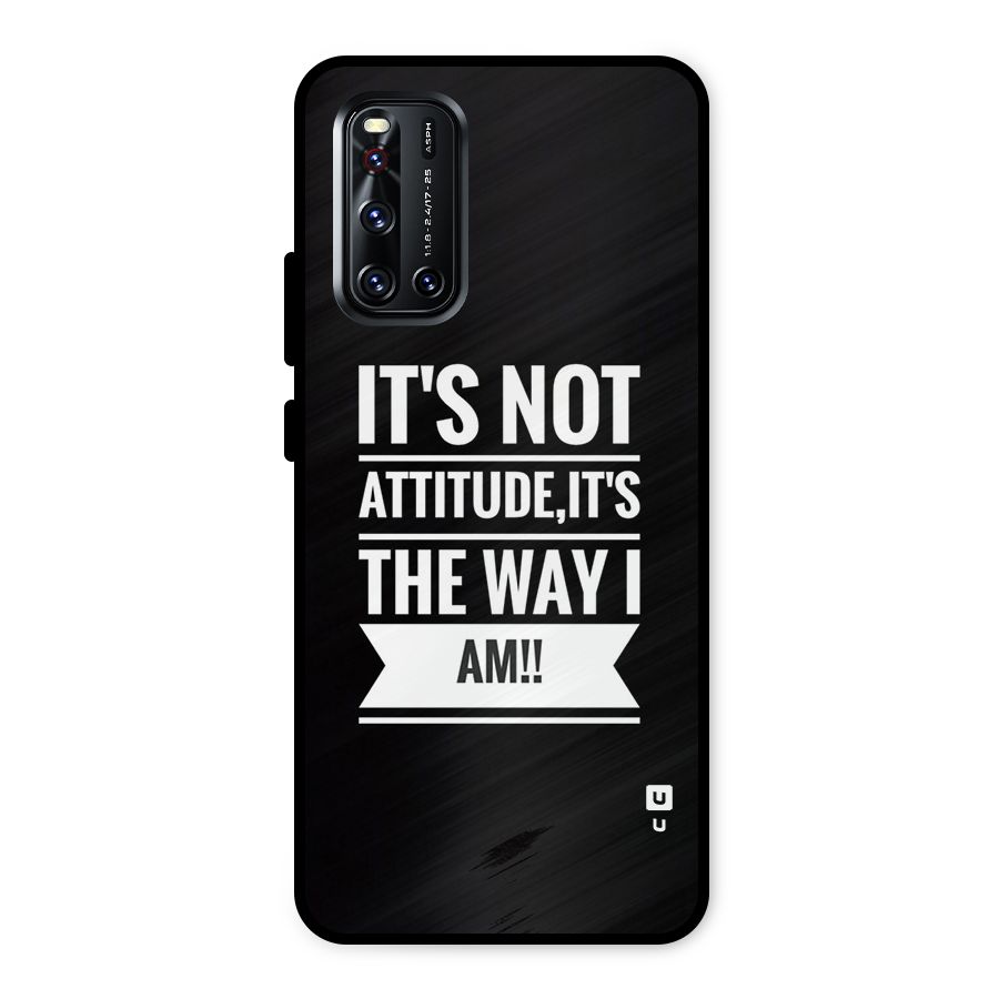 My Attitude Metal Back Case for Vivo V19