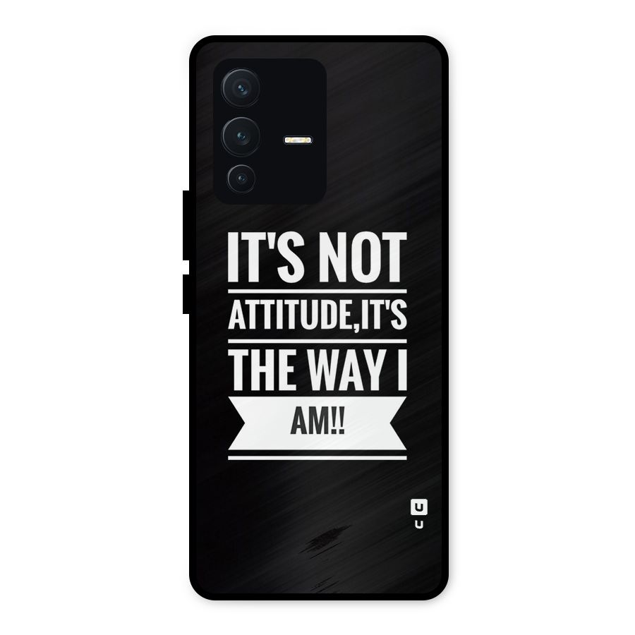 My Attitude Metal Back Case for Vivo V23 5G