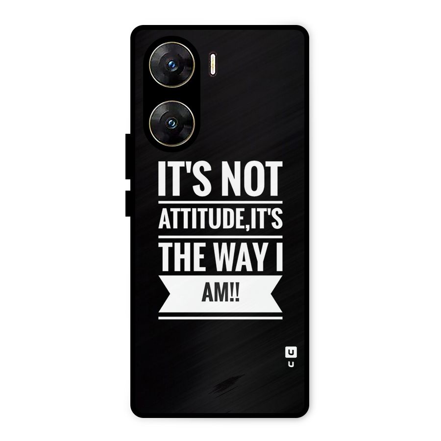 My Attitude Metal Back Case for Vivo V29e