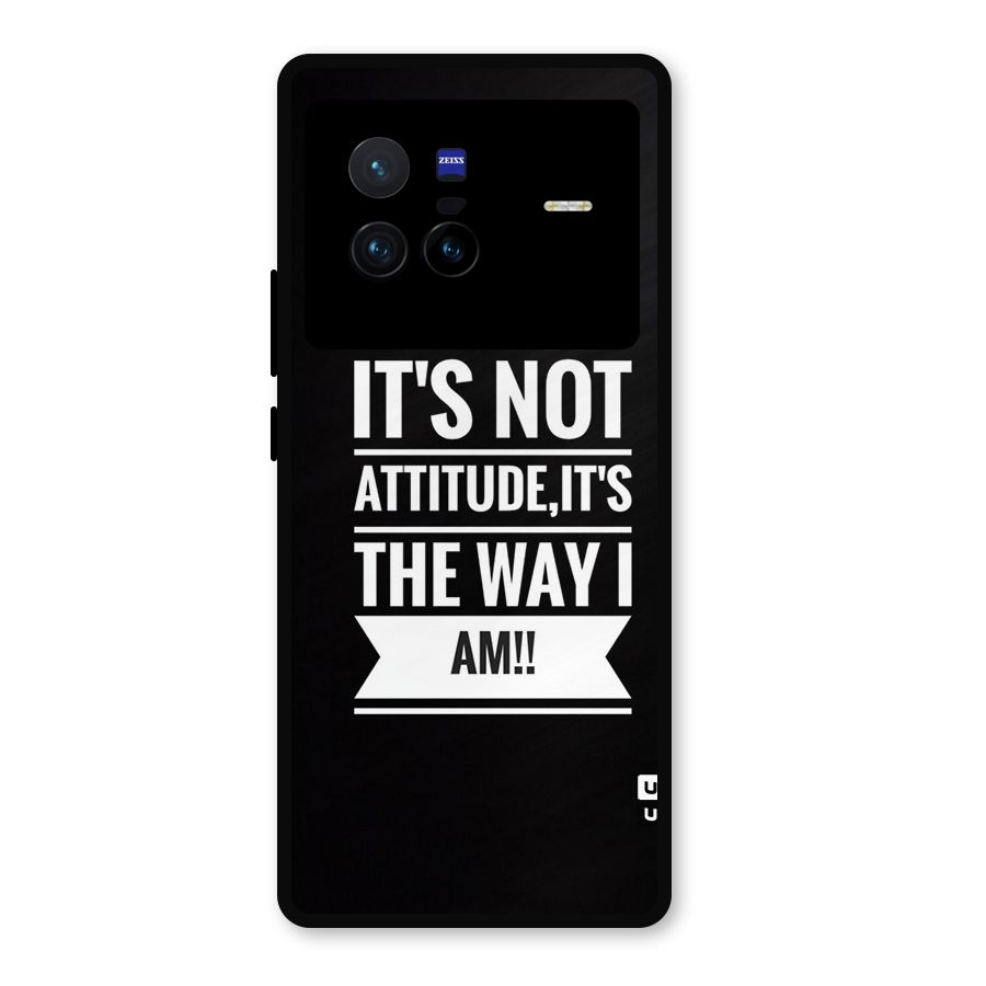 My Attitude Metal Back Case for Vivo X80