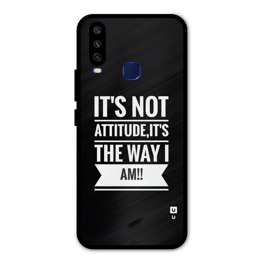 My Attitude Metal Back Case for Vivo Y12