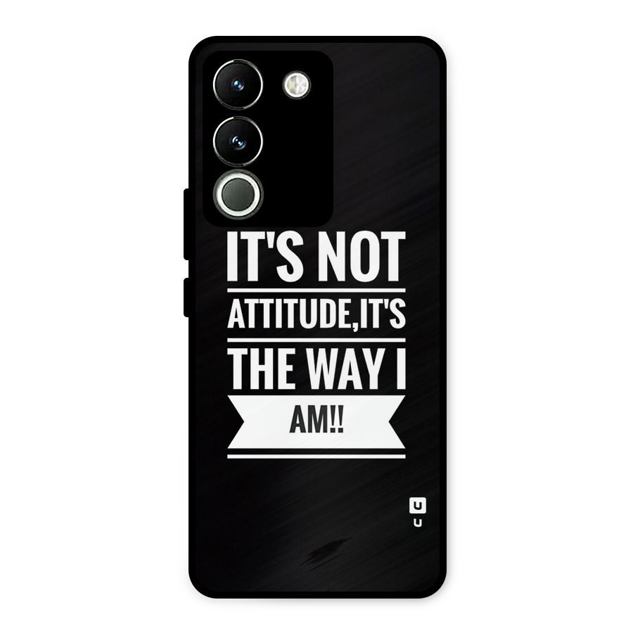 My Attitude Metal Back Case for Vivo Y200