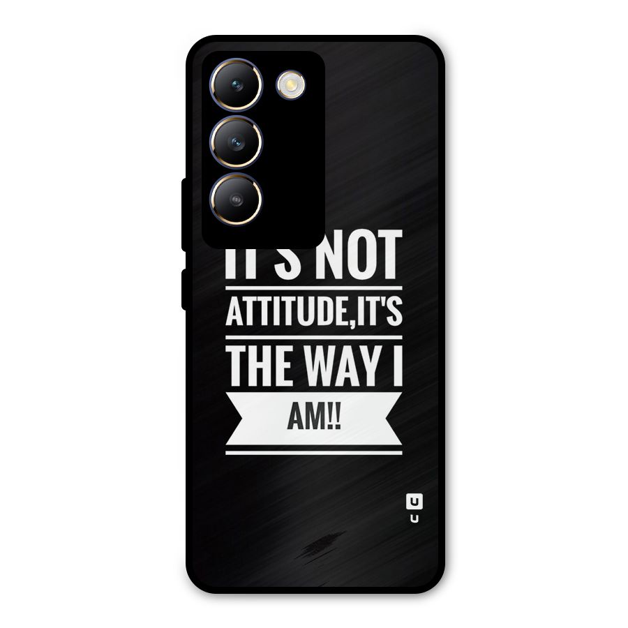 My Attitude Metal Back Case for Vivo Y200e