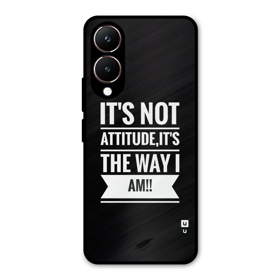 My Attitude Metal Back Case for Vivo Y28