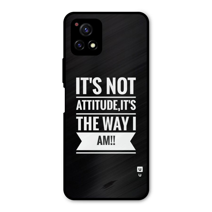 My Attitude Metal Back Case for Vivo Y72 5G