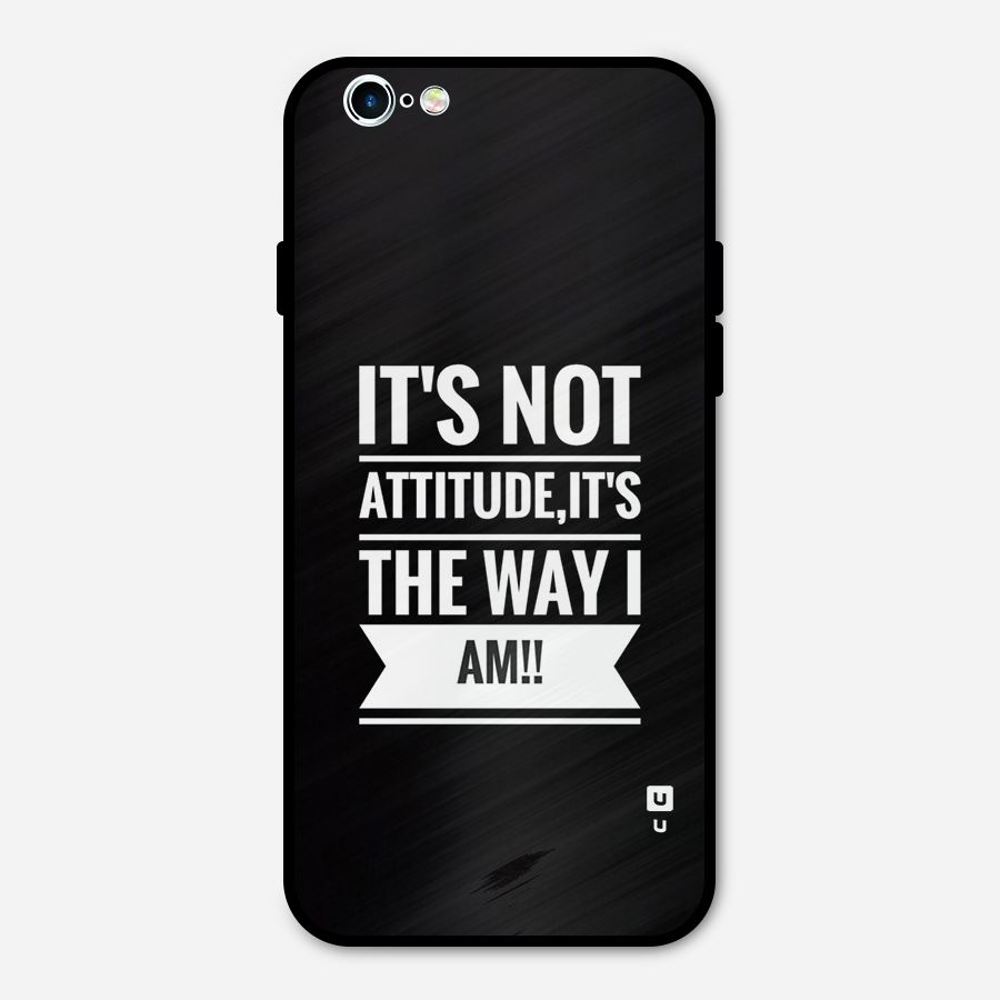 My Attitude Metal Back Case for iPhone 6 6s