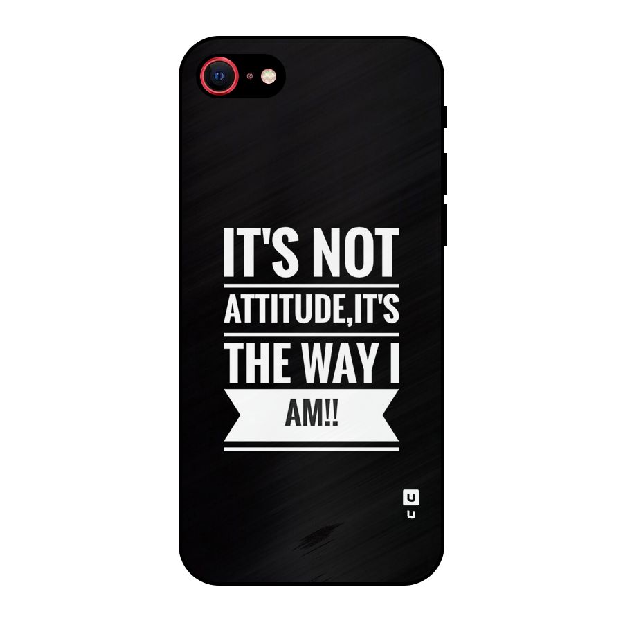 My Attitude Metal Back Case for iPhone 8