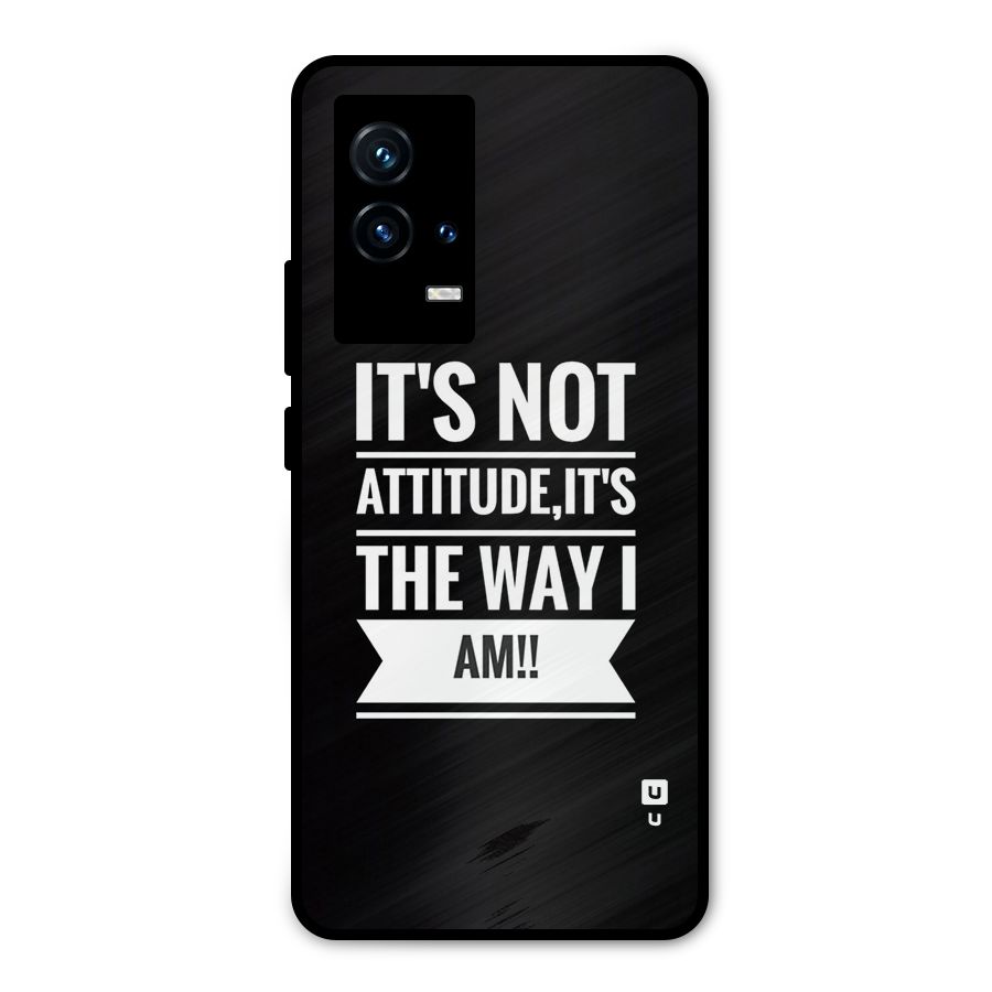 My Attitude Metal Back Case for iQOO 9 5G