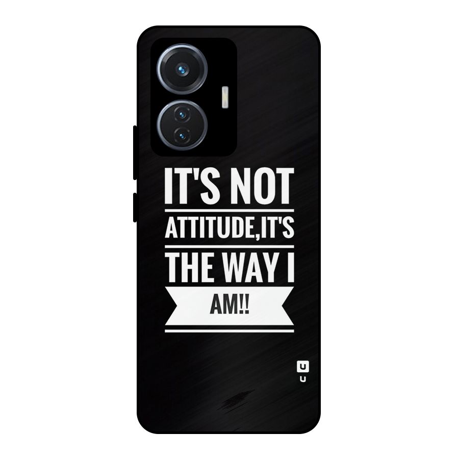 My Attitude Metal Back Case for iQOO Z6 44W