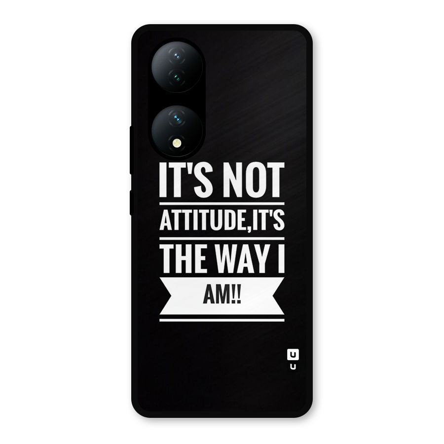 My Attitude Metal Back Case for iQOO Z7