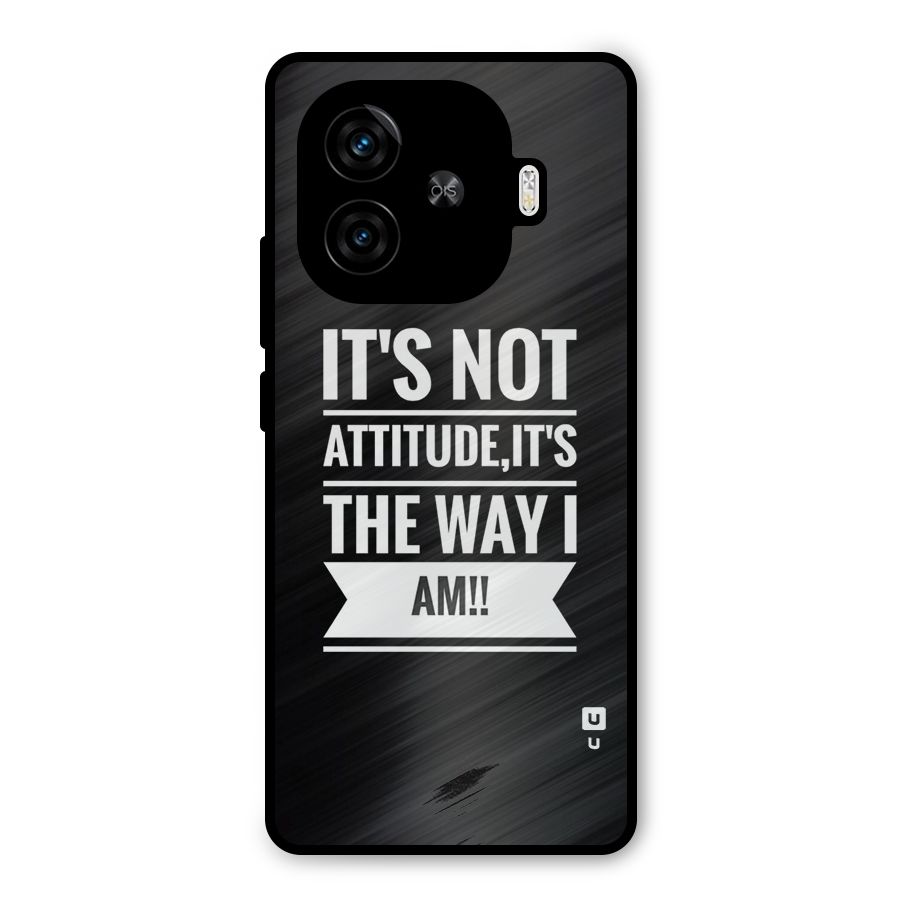 My Attitude Metal Back Case for iQOO Z9 Turbo