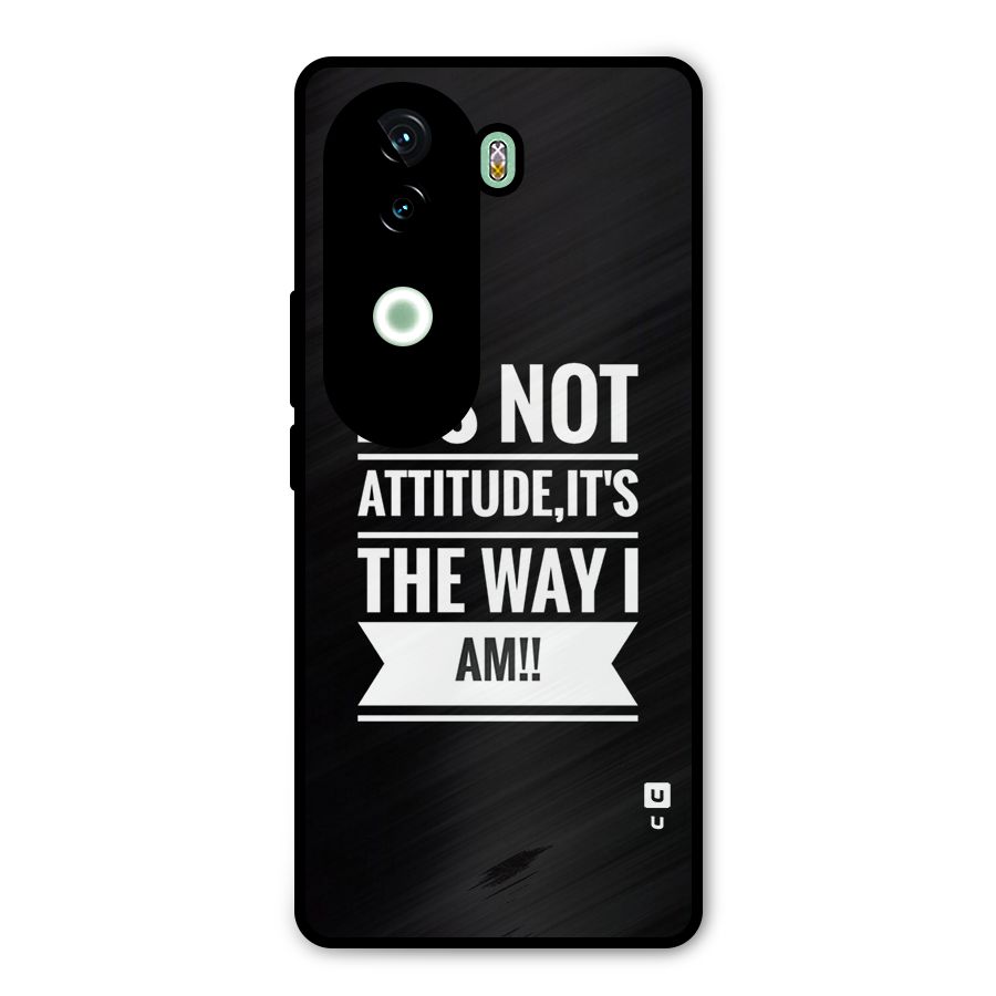 My Attitude Metal Back Case for iQOO Z9s