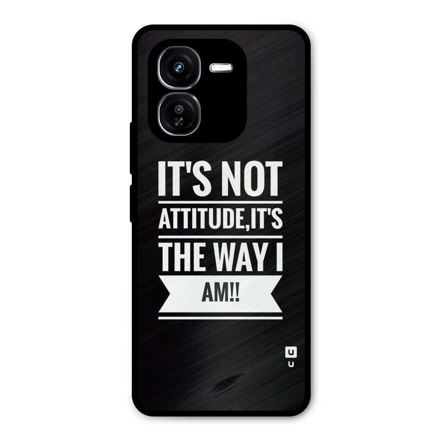 My Attitude Metal Back Case for iQOO Z9x