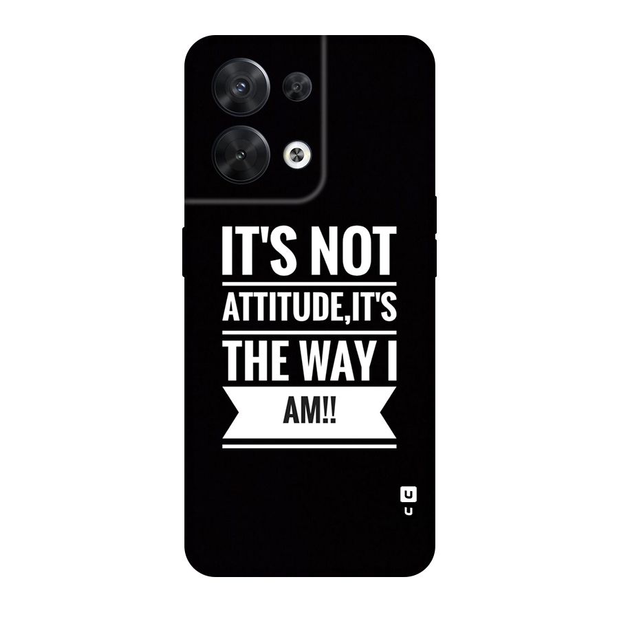 My Attitude Original Polycarbonate Back Case for Oppo Reno8 5G