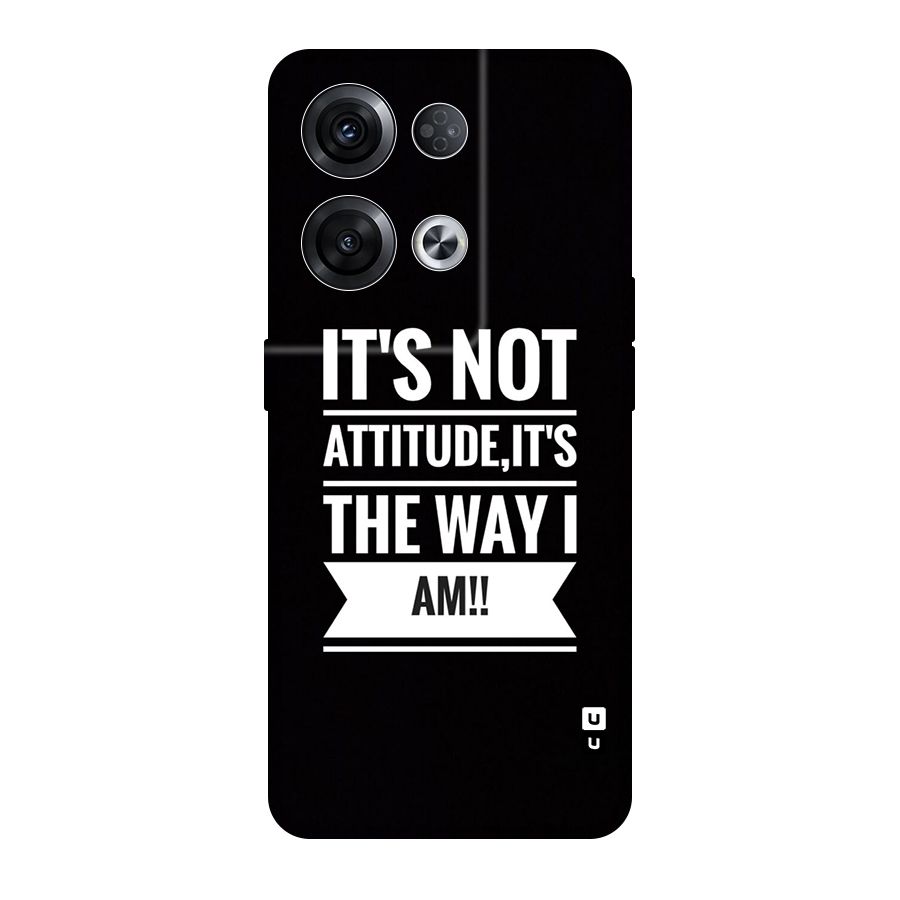 My Attitude Original Polycarbonate Back Case for Oppo Reno8 Pro 5G
