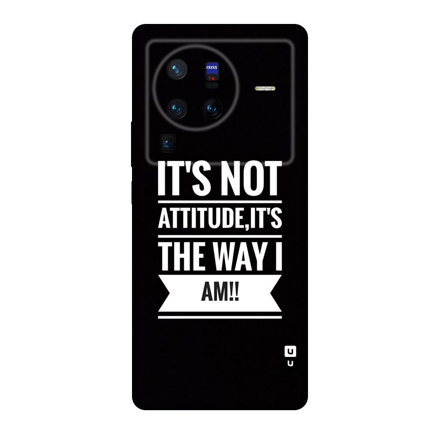 My Attitude Original Polycarbonate Back Case for Vivo X80