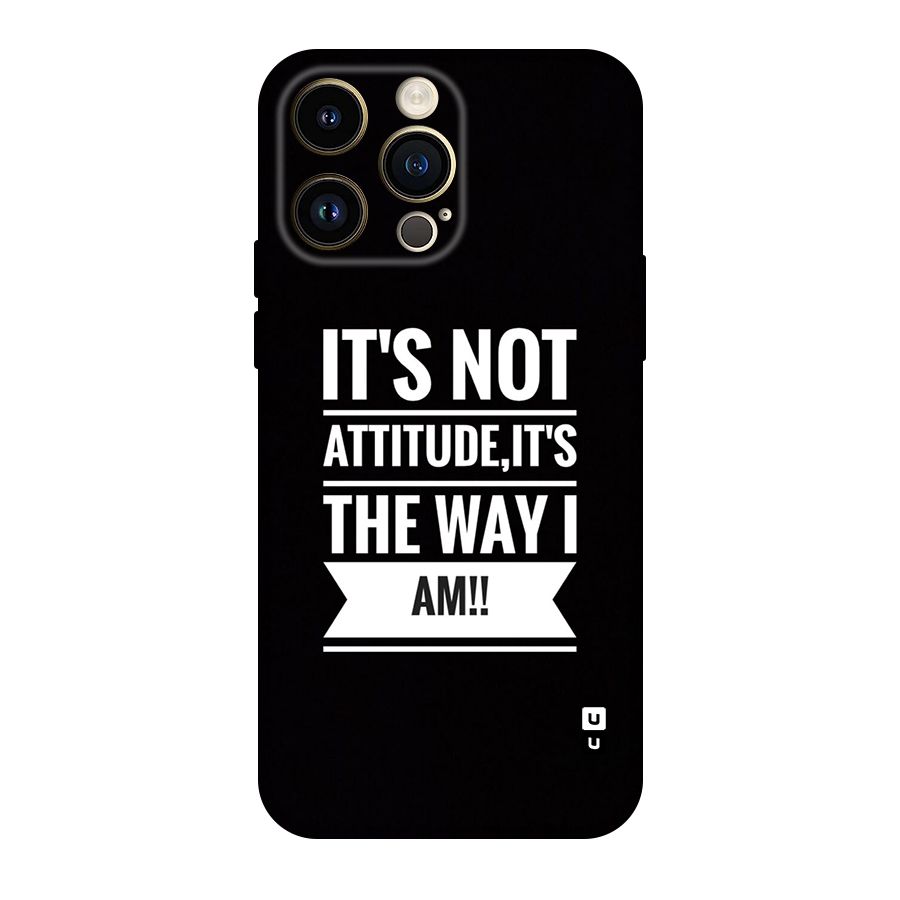 My Attitude Original Polycarbonate Back Case for iPhone 14 Pro Max
