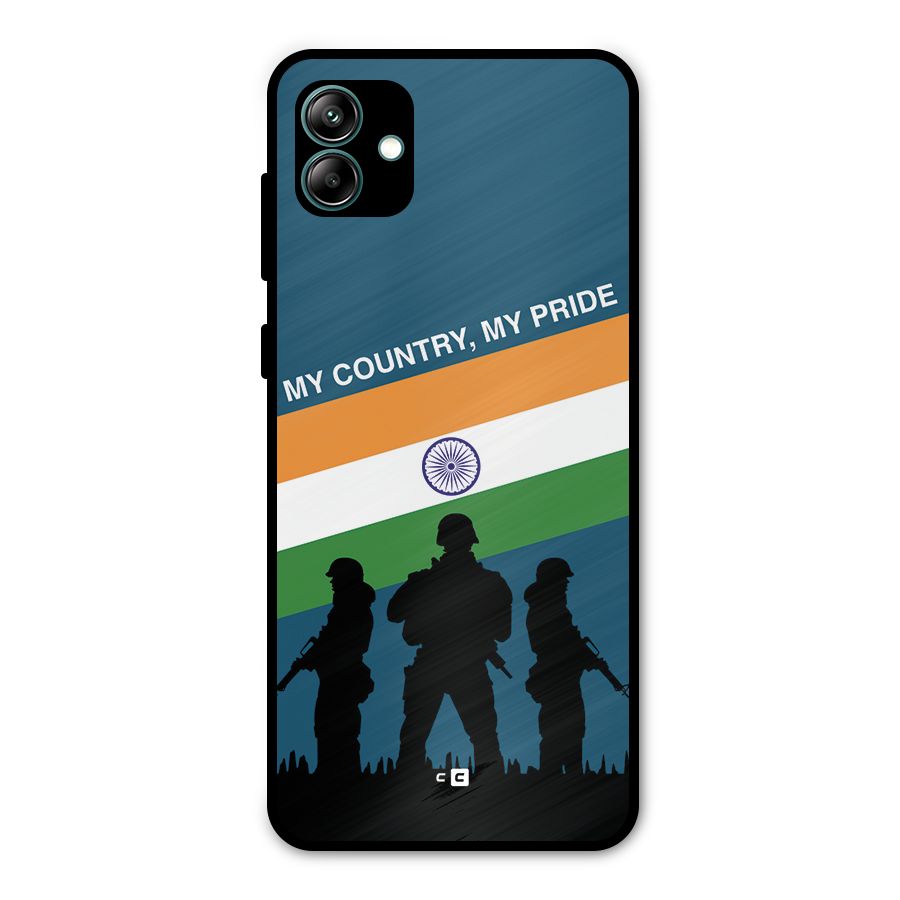 My Country My Pride Metal Back Case for Galaxy A04