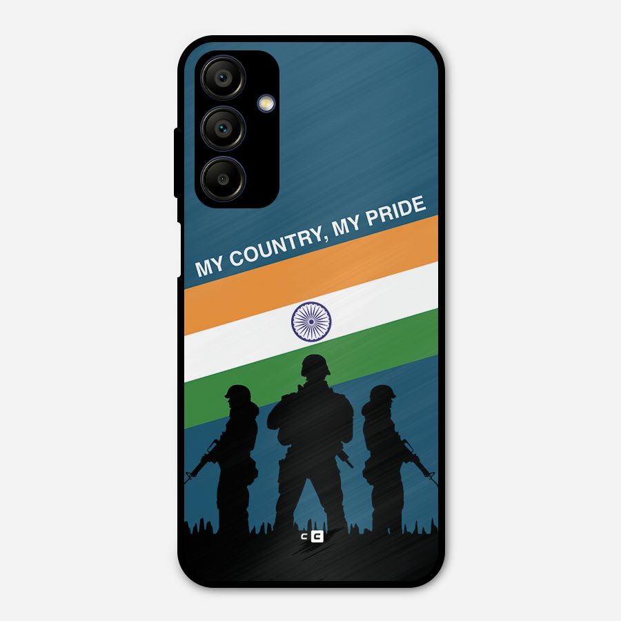 My Country My Pride Metal Back Case for Galaxy A15 5G