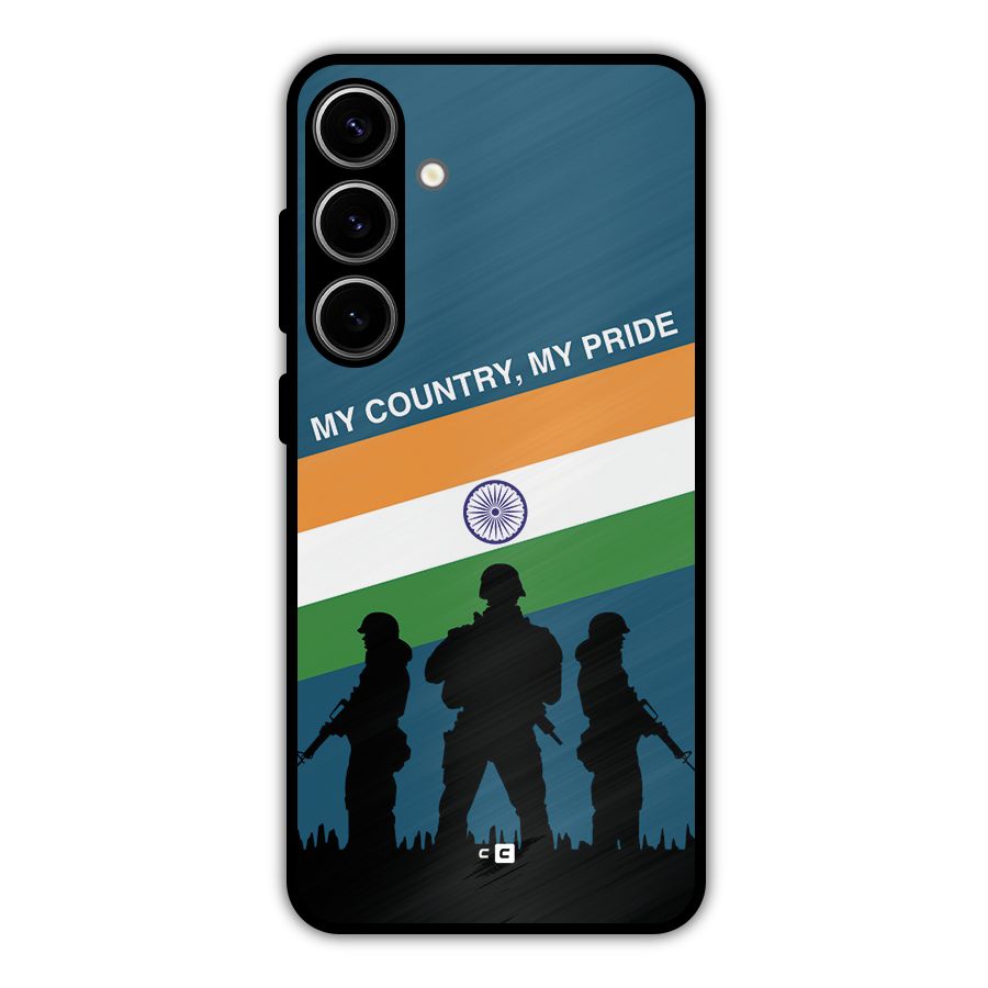 My Country My Pride Metal Back Case for Galaxy S24 Plus