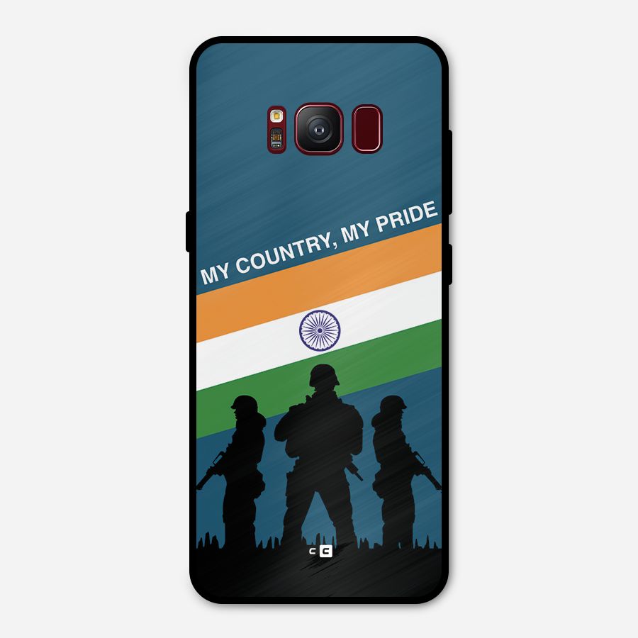 My Country My Pride Metal Back Case for Galaxy S8