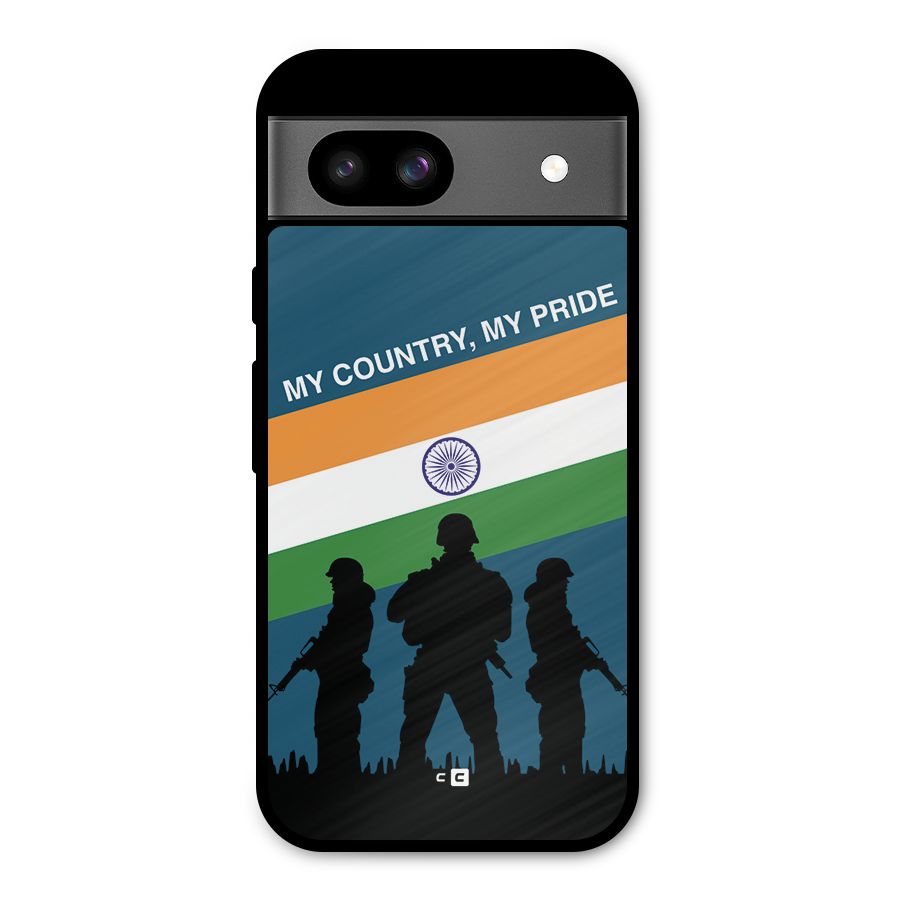 My Country My Pride Metal Back Case for Google Pixel 8a
