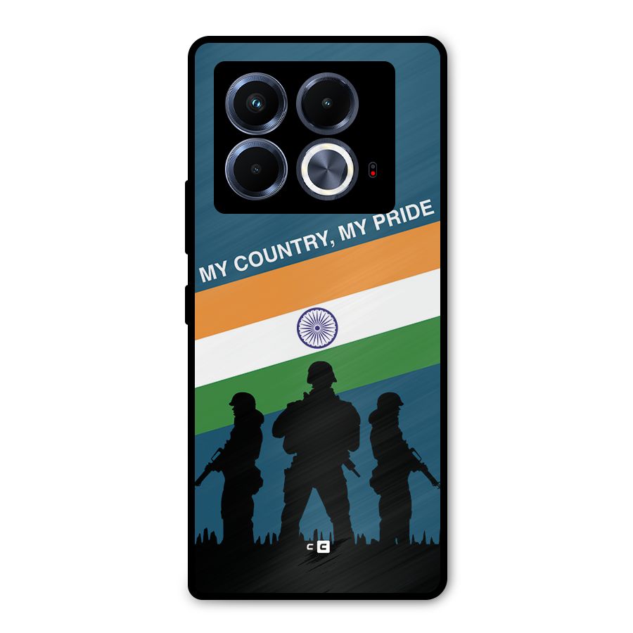 My Country My Pride Metal Back Case for Infinix Note 40 5G