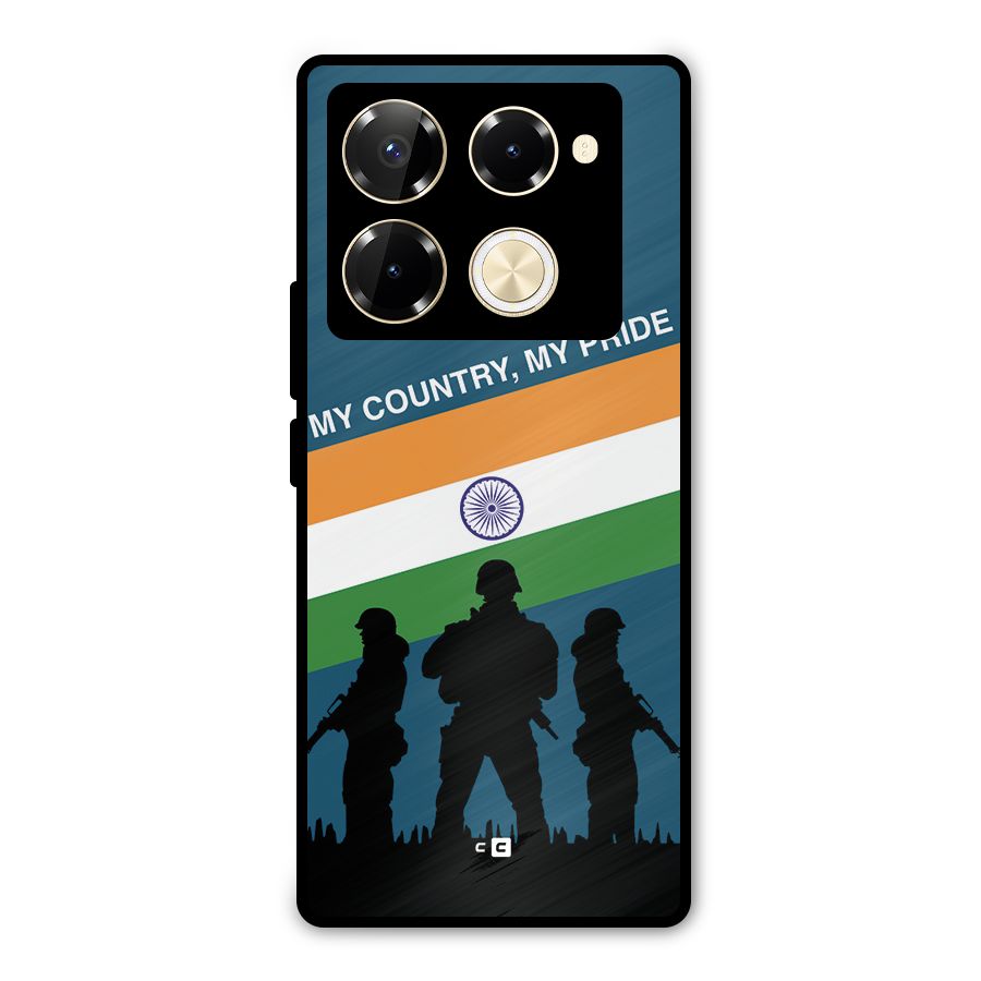 My Country My Pride Metal Back Case for Infinix Note 40 Pro