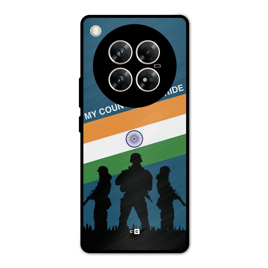 My Country My Pride Metal Back Case for Infinix Zero 40 5G