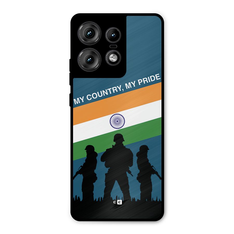 My Country My Pride Metal Back Case for Motorola Edge 50 Pro