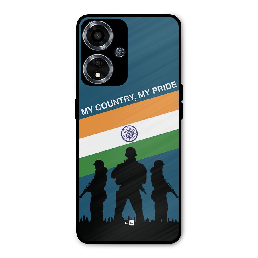 My Country My Pride Metal Back Case for Oppo A59